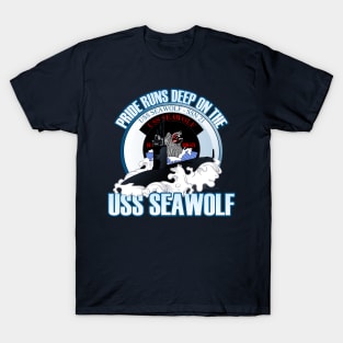 Pride Runs Deep on the USS Seawolf T-Shirt